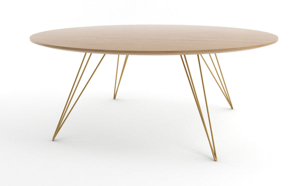 Williams Coffee Table / White Oak / Round