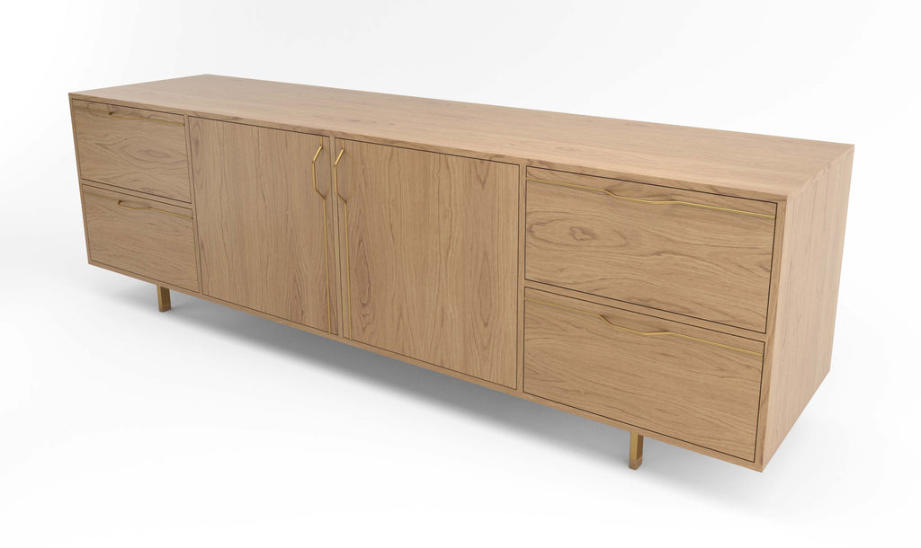 Large online storage credenza